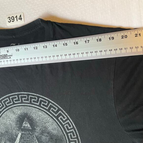 Jokes Men T-shirt size L Short Sleeve Stretchy California Republic Black - Picture 2 of 7